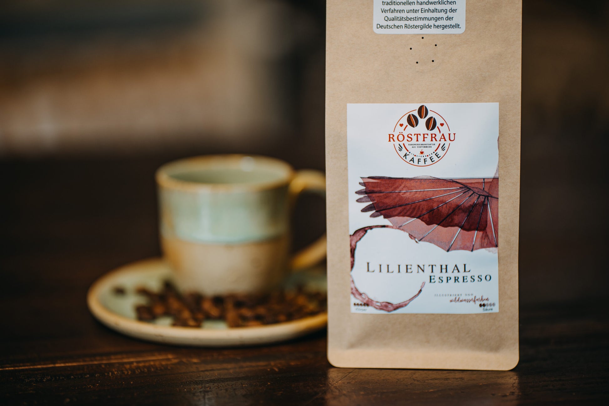 250g Bohne, Kraftpapiertüte, Lilienthalespresso