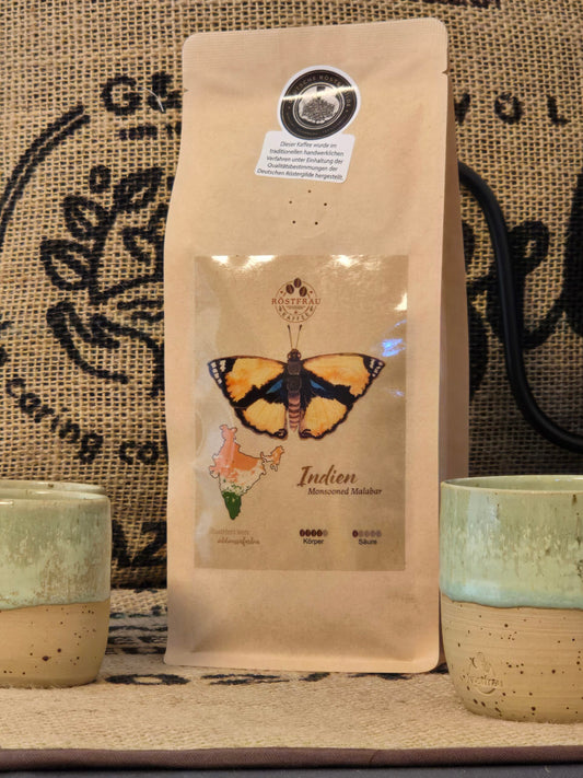 250g, Kraftpapiertüte, Indien Arabica Kaffee