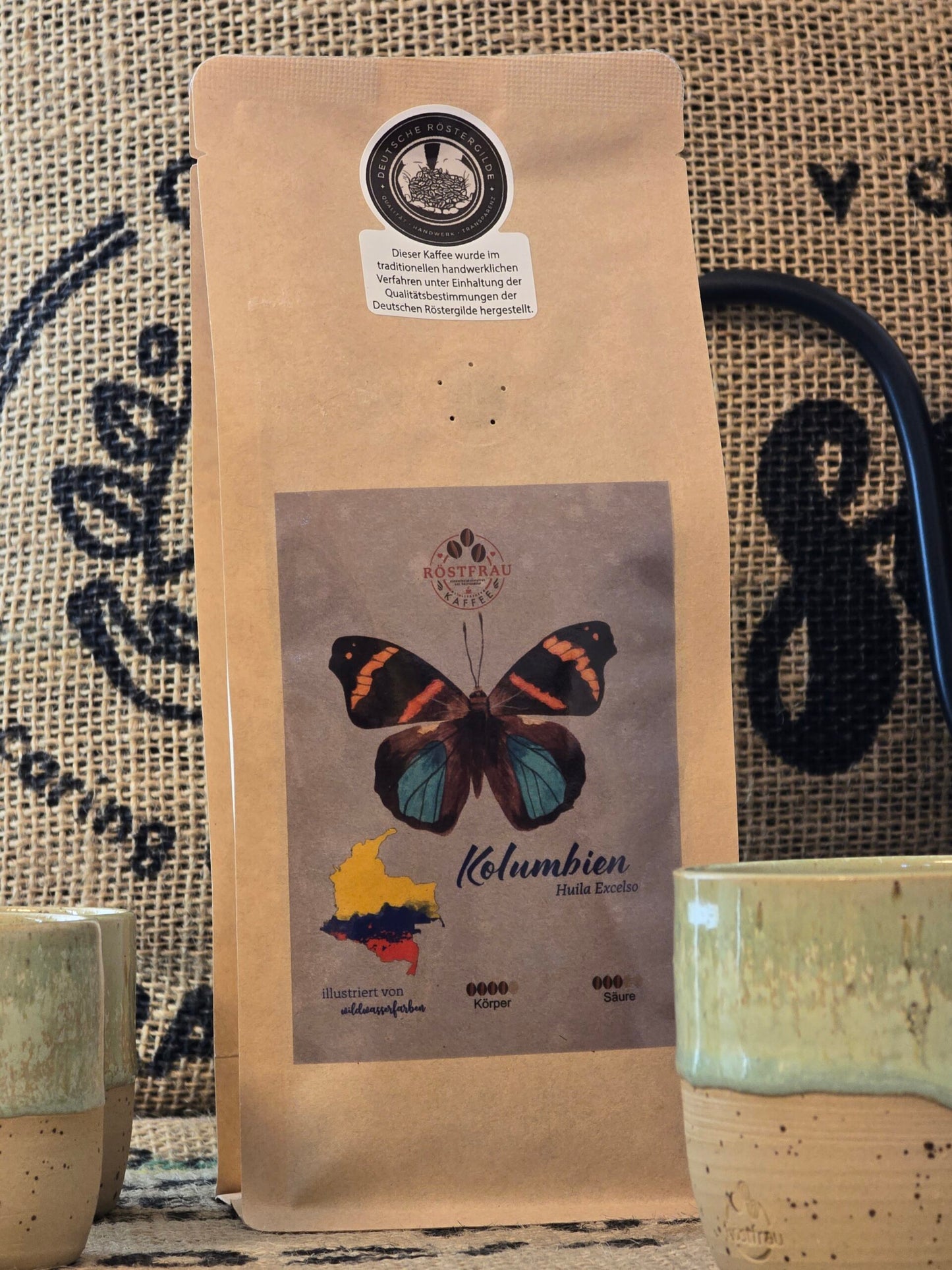 250g, Kraftpapiertüte, Arabica Kaffee aus Kolumbien